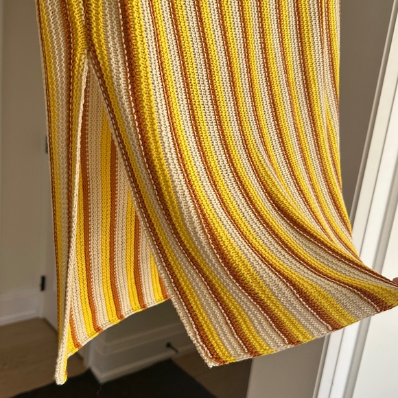 JOE FRESH Multicolour Striped Knit Tank & Midi Skirt Set - Size XL - Picture 9 of 14